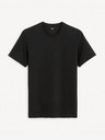 Celio Schwarzes Herren T-Shirt Celio Geteboude