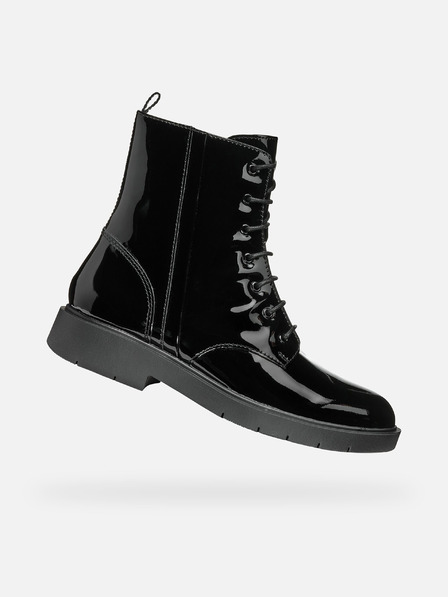 Geox Schwarze Damen Geox Spherica Ec1 Stiefeletten