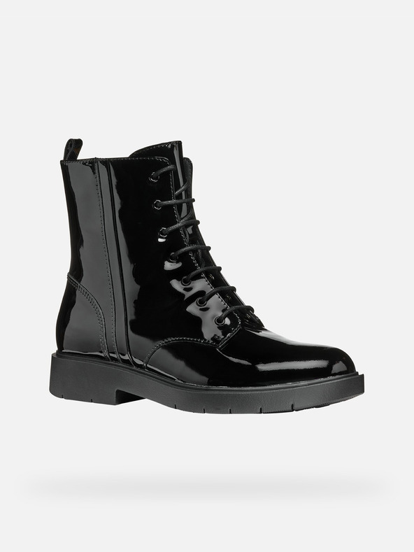 Geox Schwarze Damen Geox Spherica Ec1 Stiefeletten