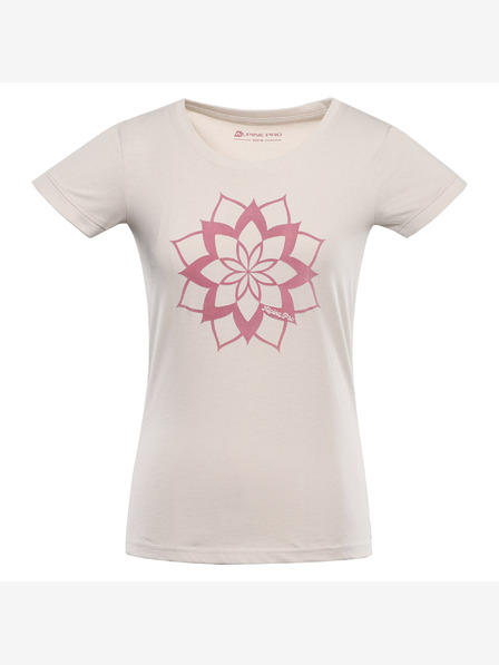 ALPINE PRO Damen-T-Shirt aus Bio-Baumwolle ALPINE PRO TERMESA 2 moonbeam variant pa
