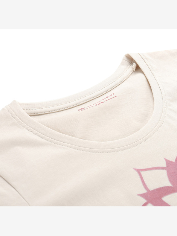 ALPINE PRO Damen-T-Shirt aus Bio-Baumwolle ALPINE PRO TERMESA 2 moonbeam variant pa