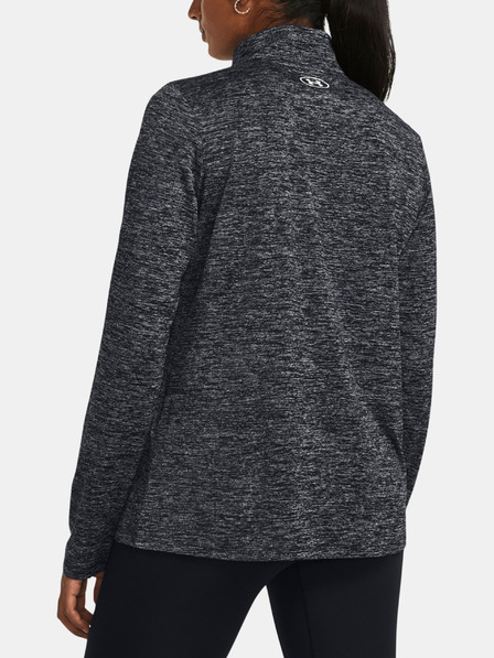 Under Armour Damen Sweatshirt Under Armour Tech 1/2 Zip- Twist-BLK
