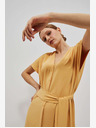 Moodo Gelbes langes Kleid Moodo