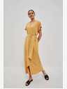 Moodo Gelbes langes Kleid Moodo