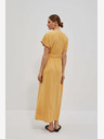 Moodo Gelbes langes Kleid Moodo