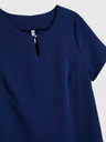Moodo Dunkelblaues knielanges Kleid Moodo