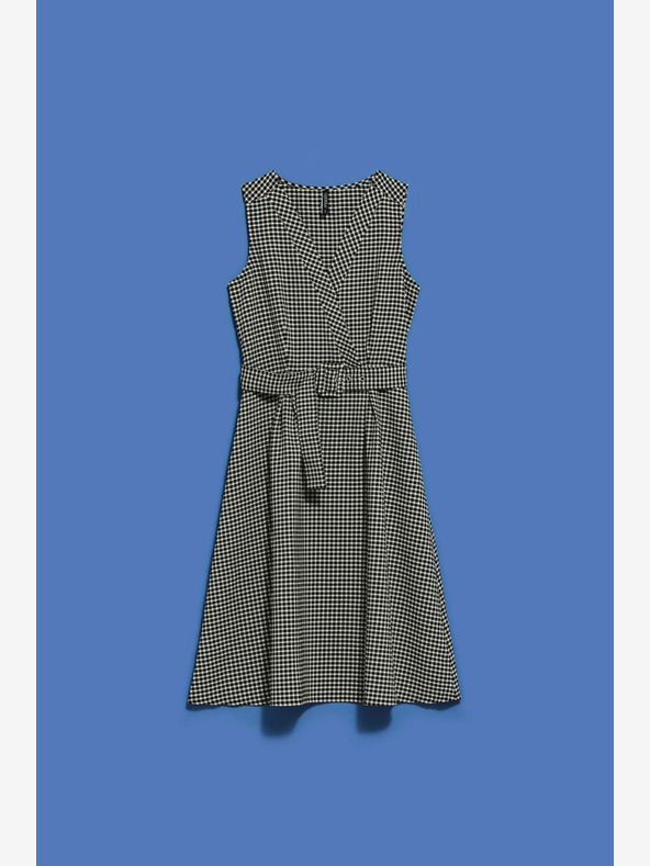 Moodo Schwarz-weißes Kleid Moodo