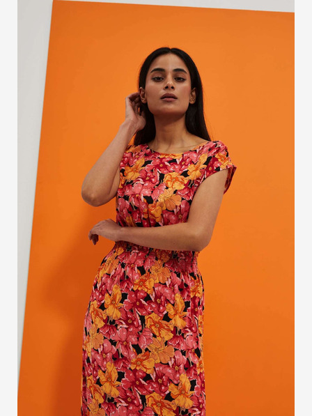 Moodo Moodo Maxikleid mit Blumendruck