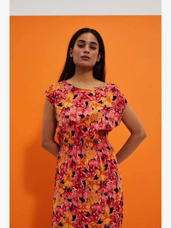 Moodo Moodo Maxikleid mit Blumendruck