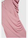 Moodo Rosa Kleid mit Rüschen an den Ärmeln Moodo