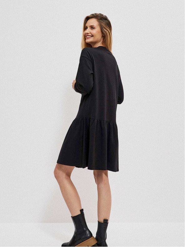 Moodo Schwarz Damen Moodo Kleid