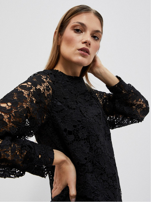 Moodo Schwarz Damen Moodo Kleid