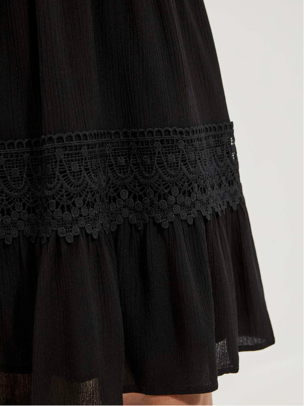 Moodo Schwarz Damen Moodo Kleid