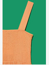 Moodo Orangefarbenes Riemchenkleid Moodo