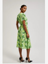 Moodo Grün gemustertes Kleid Moodo