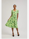 Moodo Grün gemustertes Kleid Moodo