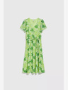 Moodo Grün gemustertes Kleid Moodo