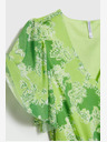 Moodo Grün gemustertes Kleid Moodo