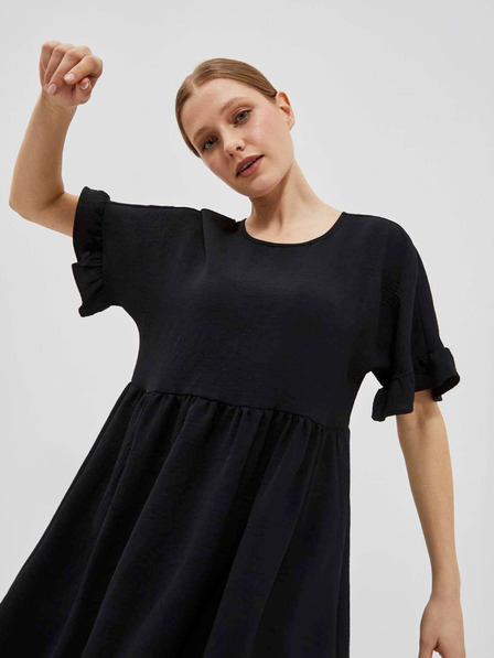 Moodo Schwarz Damen Moodo Kleid