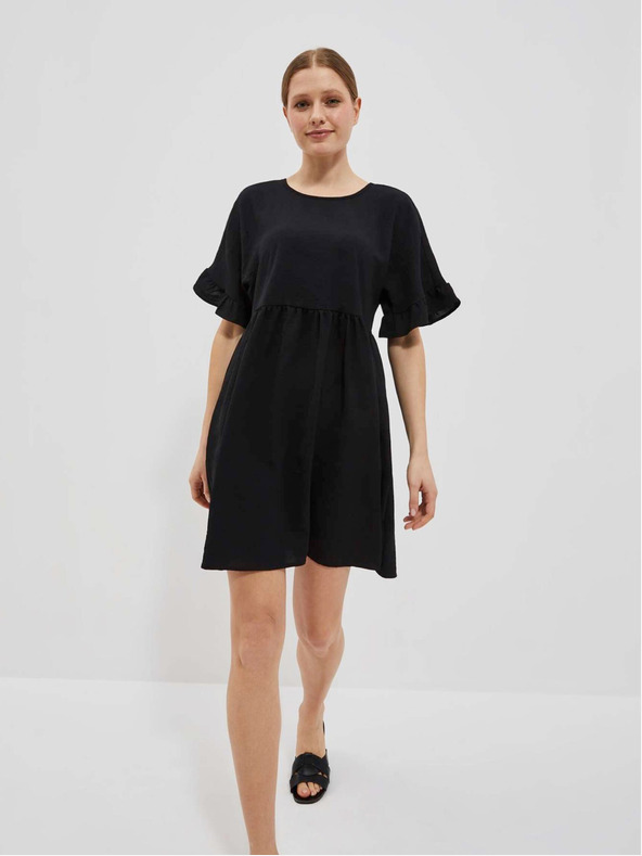 Moodo Schwarz Damen Moodo Kleid
