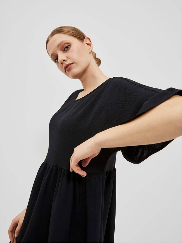 Moodo Schwarz Damen Moodo Kleid