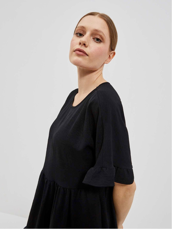 Moodo Schwarz Damen Moodo Kleid