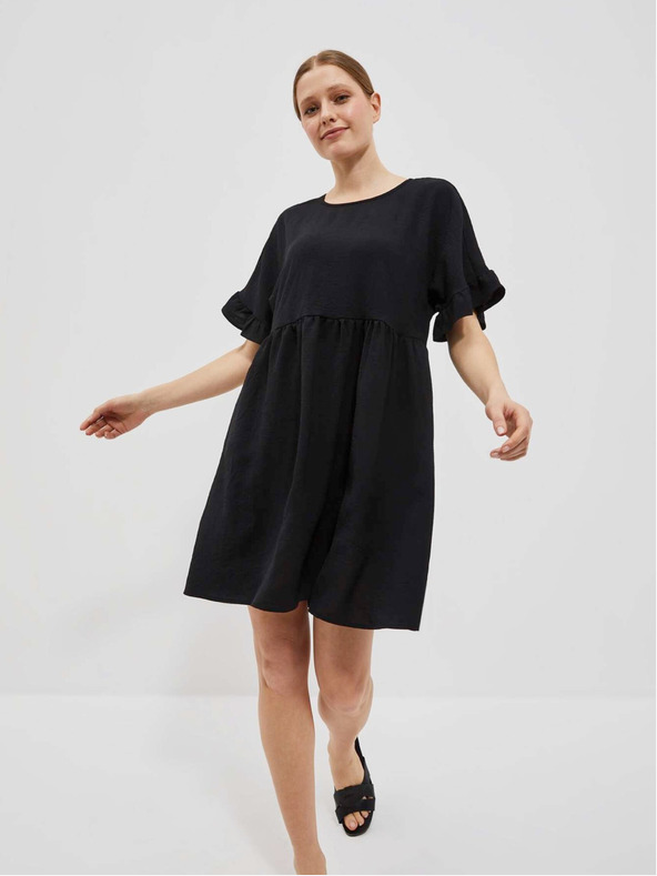 Moodo Schwarz Damen Moodo Kleid