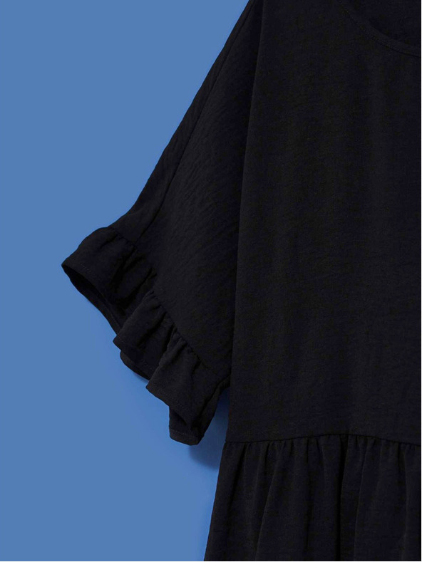 Moodo Schwarz Damen Moodo Kleid