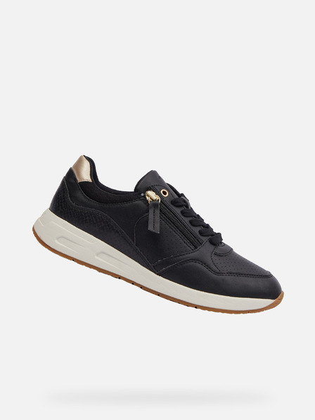 Geox Schwarze Damen Geox Bulmya Turnschuhe