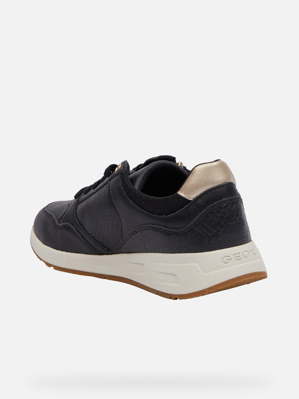 Geox Schwarze Damen Geox Bulmya Turnschuhe