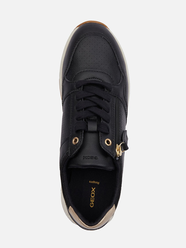Geox Schwarze Damen Geox Bulmya Turnschuhe