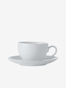 Maxwell & Williams White Porcelain Espresso Cup with Saucer White Basics 100ml Maxwell & Williams