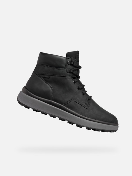 Geox Schwarze Herren-Stiefeletten Geox Granito + Grip B A