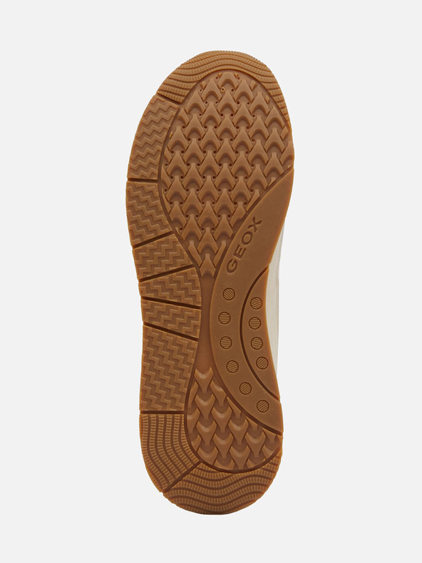 Geox Cremefarbene Damen-Turnschuhe Geox Bulmya