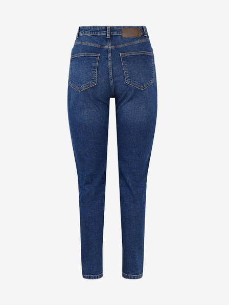 Pieces Dunkelblaue Mom-Jeans Pieces Kesia