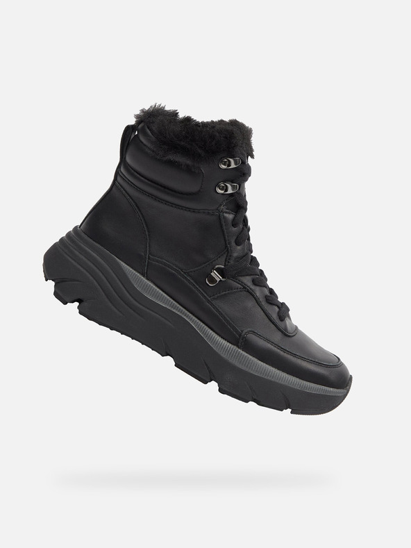 Geox Schwarze Damenstiefeletten Geox Diamanta