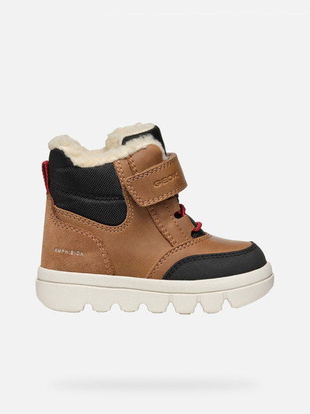 Geox Braun Jungen Winterstiefel Geox Willaboo B Ab