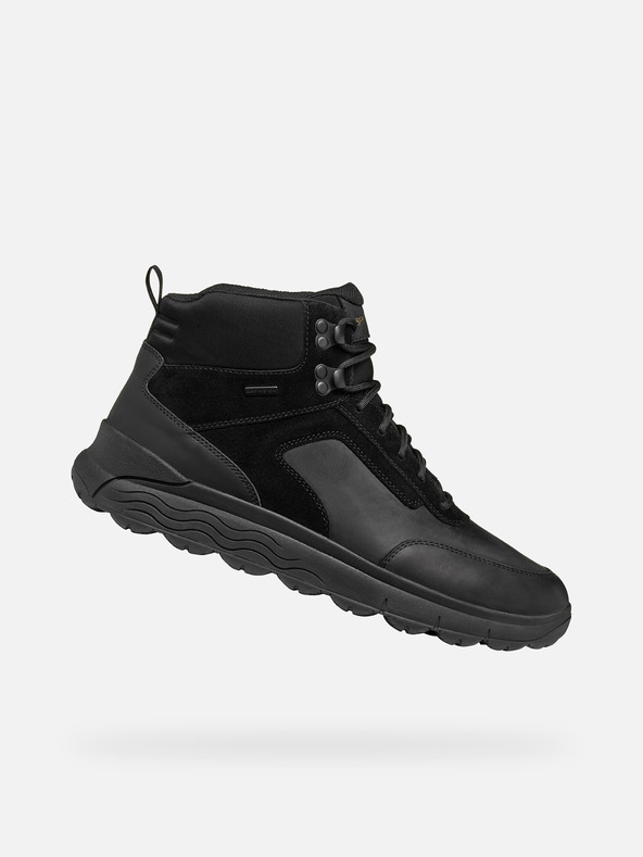 Geox Schwarze Herren Geox Spherica 4X4 ABX Stiefelette