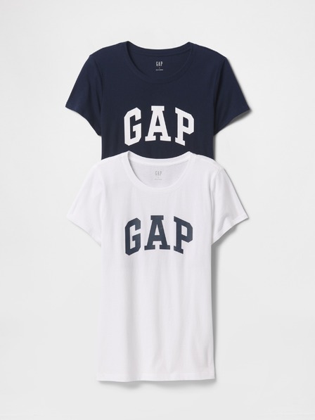 GAP Baumwoll-T-Shirts mit GAP Logo, 2 Stück