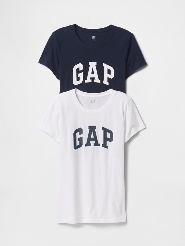 GAP Baumwoll-T-Shirts mit GAP Logo, 2 Stück
