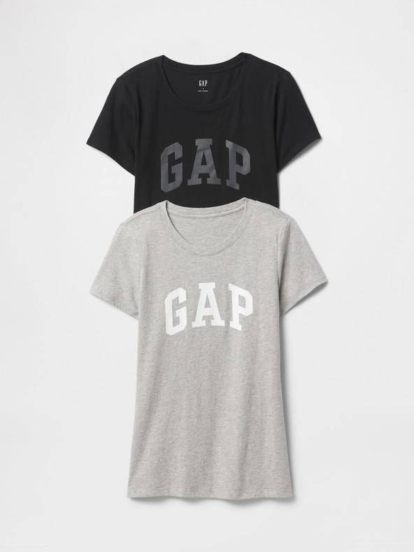 GAP Baumwoll-T-Shirts mit GAP Logo, 2 Stück