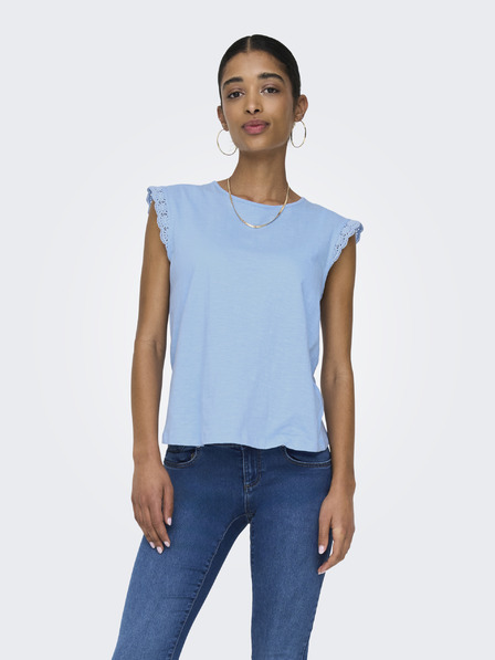 Jacqueline de Yong Blaues JDY T-Shirt für Frauen