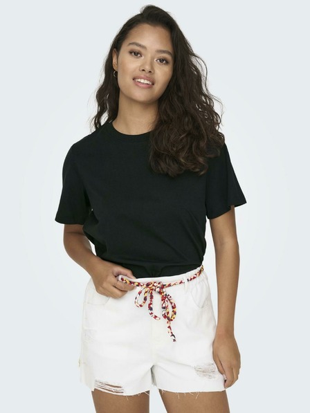 Jacqueline de Yong Schwarz Damen T-Shirt JDY PISA
