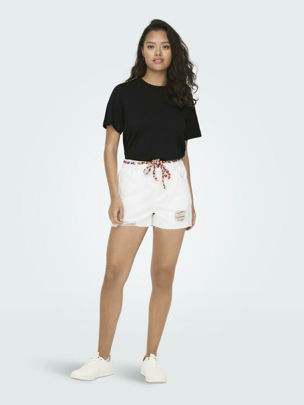 Jacqueline de Yong Schwarz Damen T-Shirt JDY PISA