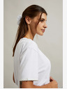 Moodo Weißes Damen-T-Shirt Moodo