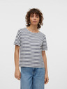 Vero Moda Blau-weiß gestreiftes Damenhemd Vero Moda