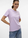 Vero Moda Lila Vero Moda T-Shirt für Frauen