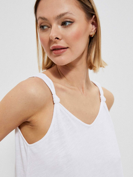 Moodo Weißes Damen Tank Top Moodo