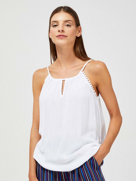 Moodo Weißes Damen Tank Top Moodo