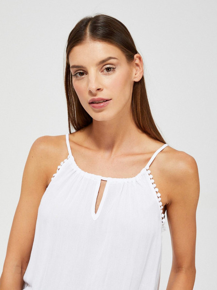 Moodo Weißes Damen Tank Top Moodo